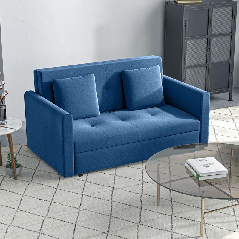 Mikiyas 2 Seater Upholstered Sofa Bed