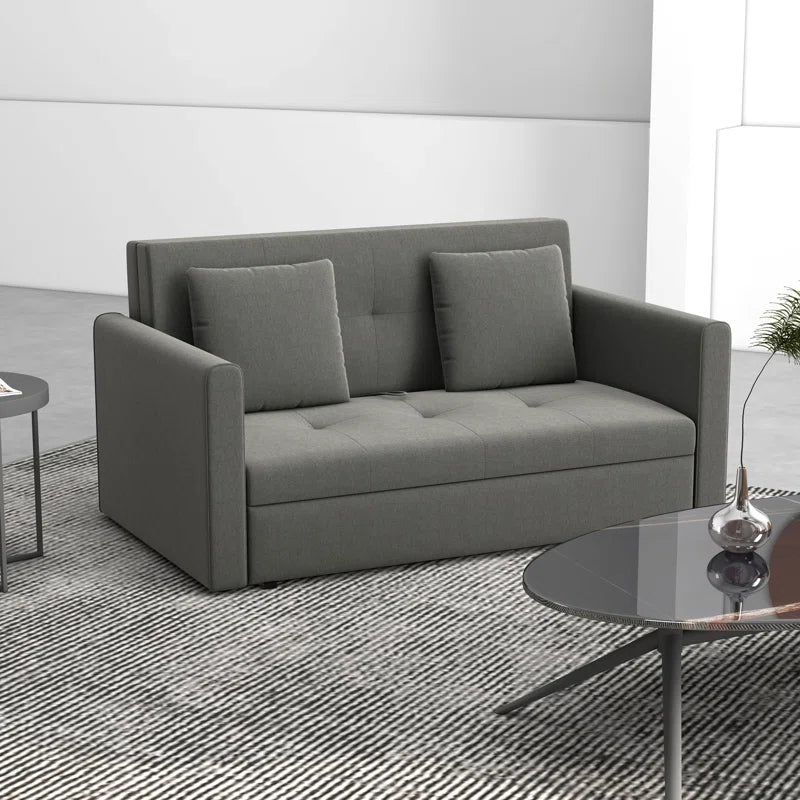 Mikiyas 2 Seater Upholstered Sofa Bed