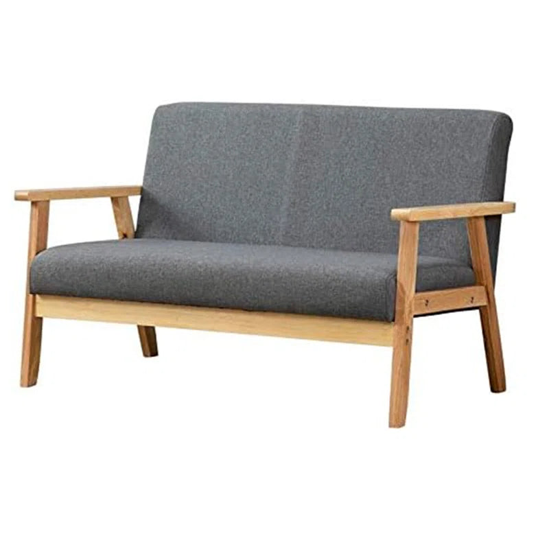 Living room wood furniture 2 seater sofa