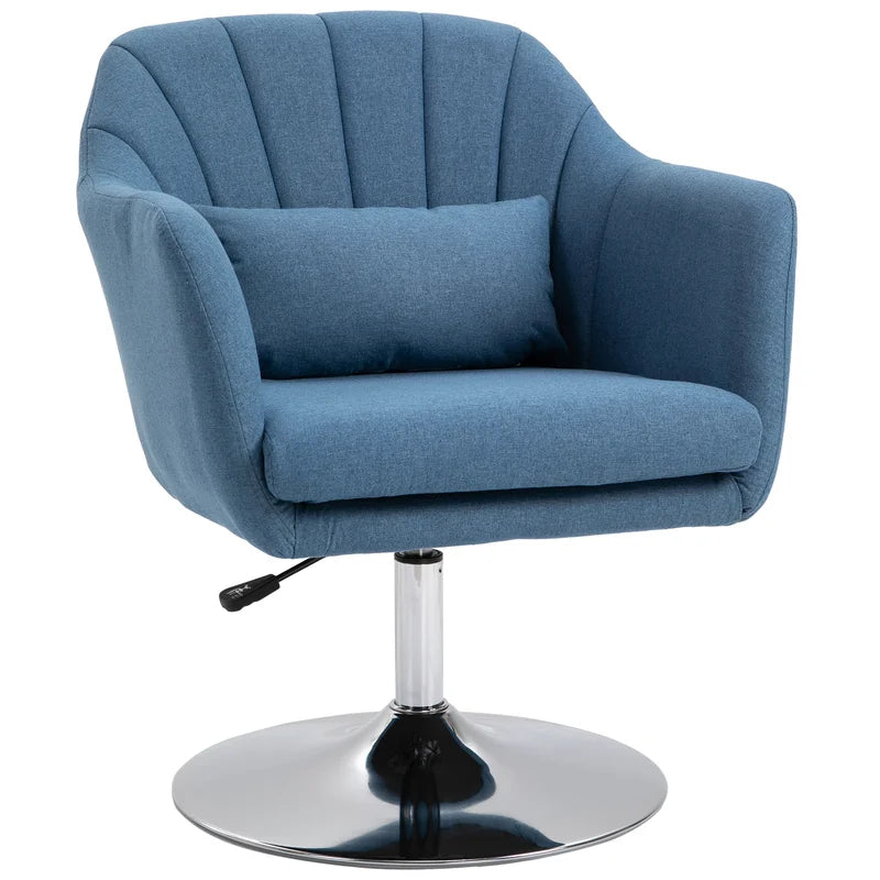 Dorree Upholstered Swivel Armchair