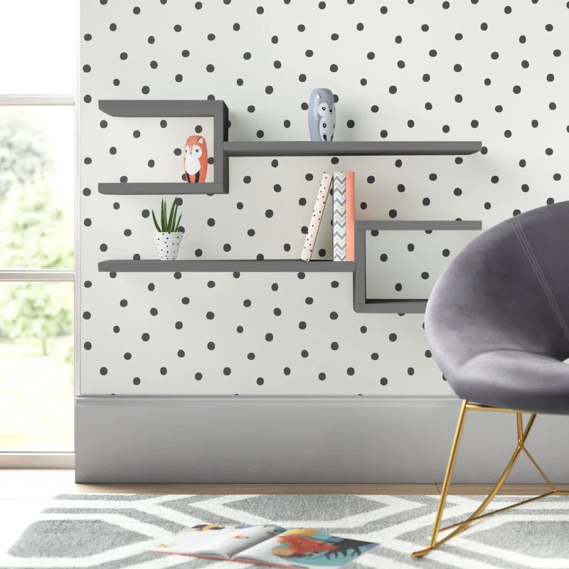 Modern Floating Wall Shelves (Set of 2)