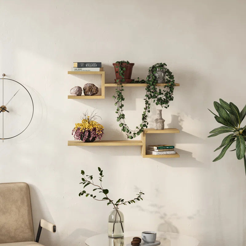 Modern Floating Wall Shelves (Set of 2)