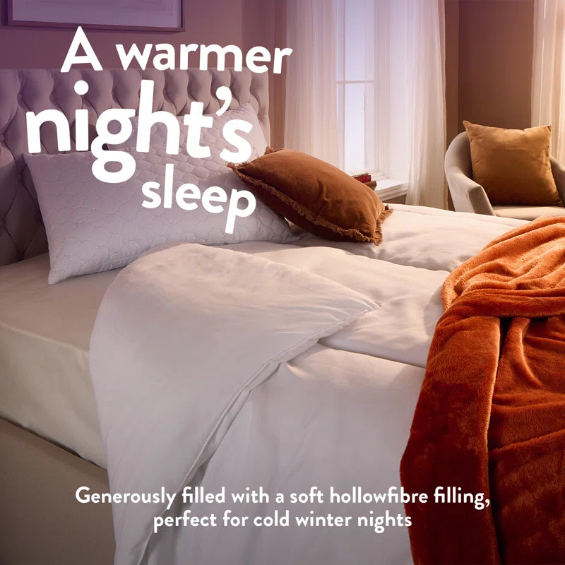 Slumberdown Warm Winter Nights Duvet 13.5 Tog Extra Warm & Thick Quilt Soft Touch Cover