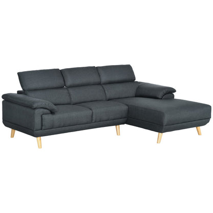 Daemyn Upholstered Corner Sofa Chaise