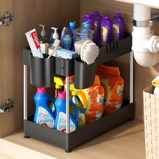 Kitchen Under Sink Storage Organizer