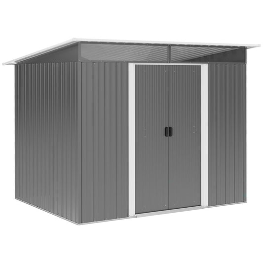 Artavious 9 ft. W x 7 ft. D Metal Flat Tool Shed