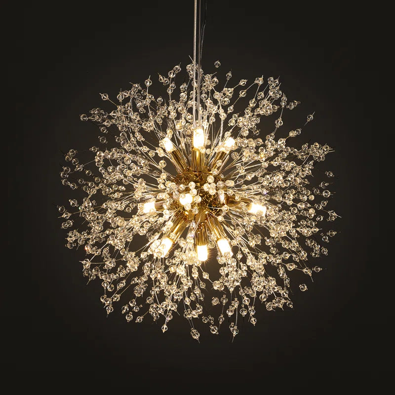 Dandelion 9 - Light Sputnik Crystal Chandelier