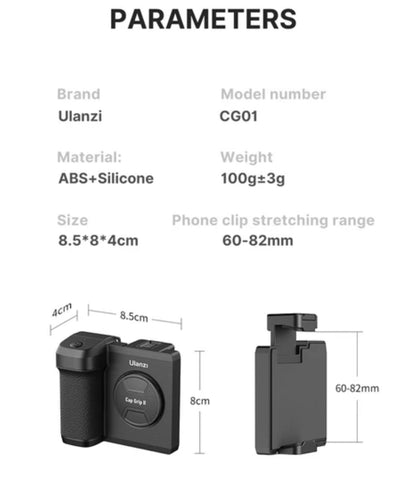 Cap Grip II Handheld Selfie Booster by Ulanzi