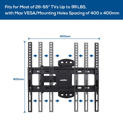 Tilt And Swivel Universal TV Bracket Wall Mount Supports 32-55