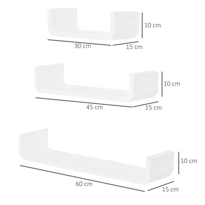 3 Piece Floating Shelf