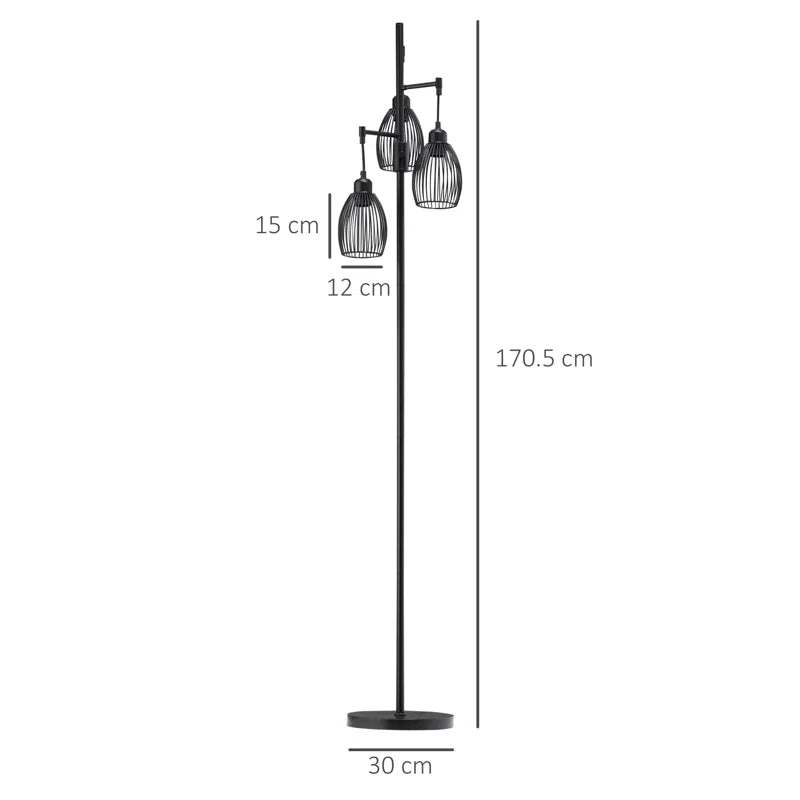 Bendersville 170.5cm Beige Tree Floor Lamp