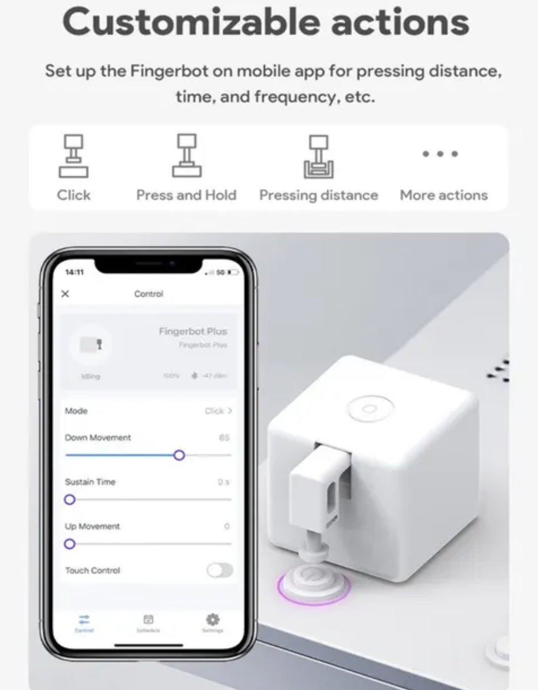 Tuya Zigbee - Bluetooth Fingerbot
