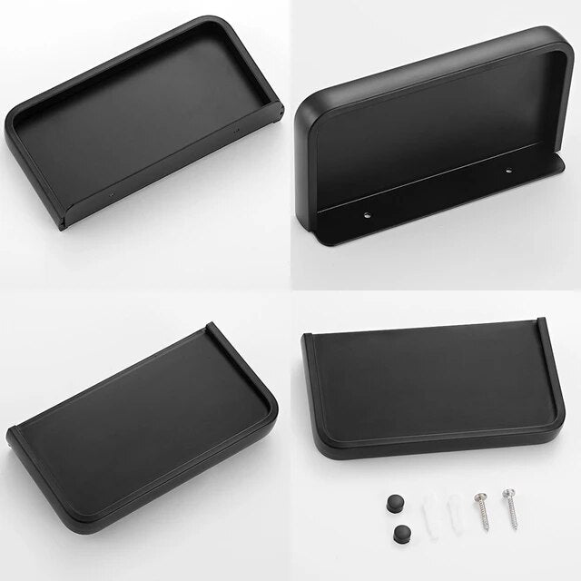 ELLEN Black Toilet Paper Holder