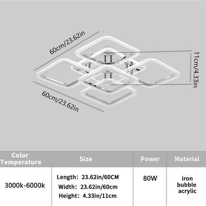 Arrika 5 - Light 60cm LED Flush Mount