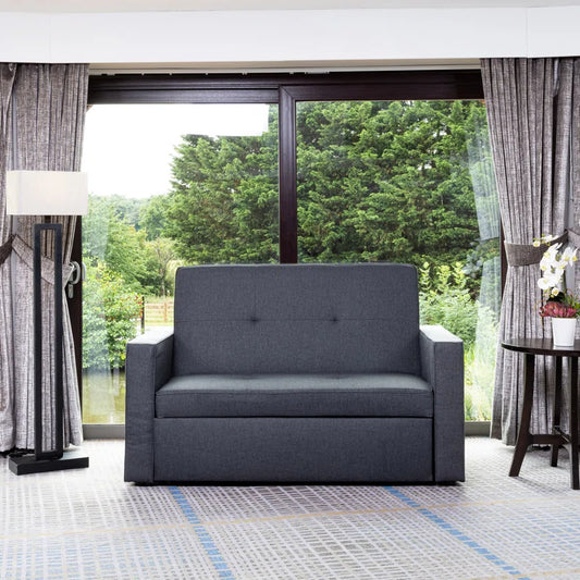 Bevers 2 Seater Upholstered Sleeper