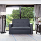Bevers 2 Seater Upholstered Sleeper