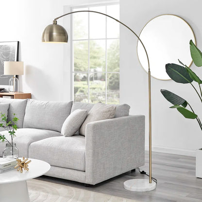 Holton Mid Century Style Metal Arc Floor Standard Lamp (Bulb Included)