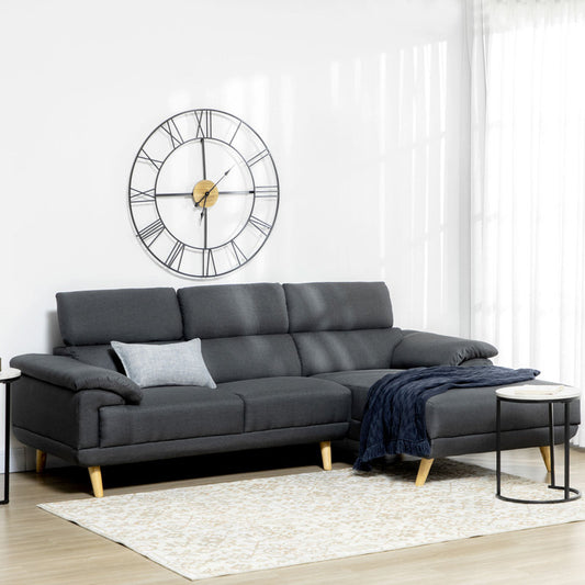 Daemyn Upholstered Corner Sofa Chaise