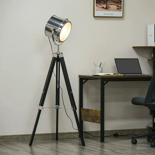 Argent 110cm Sliver Tripod Floor Lamp