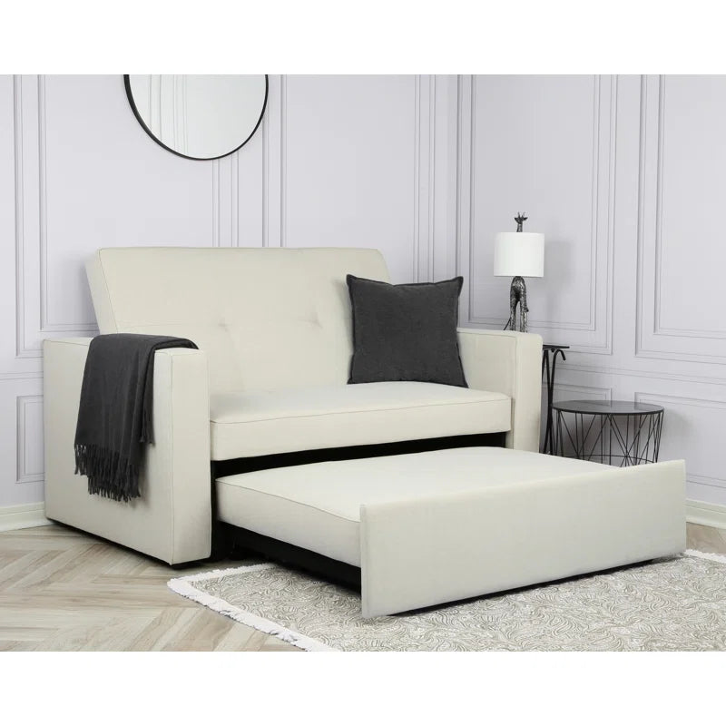 Bevers 2 Seater Upholstered Sleeper