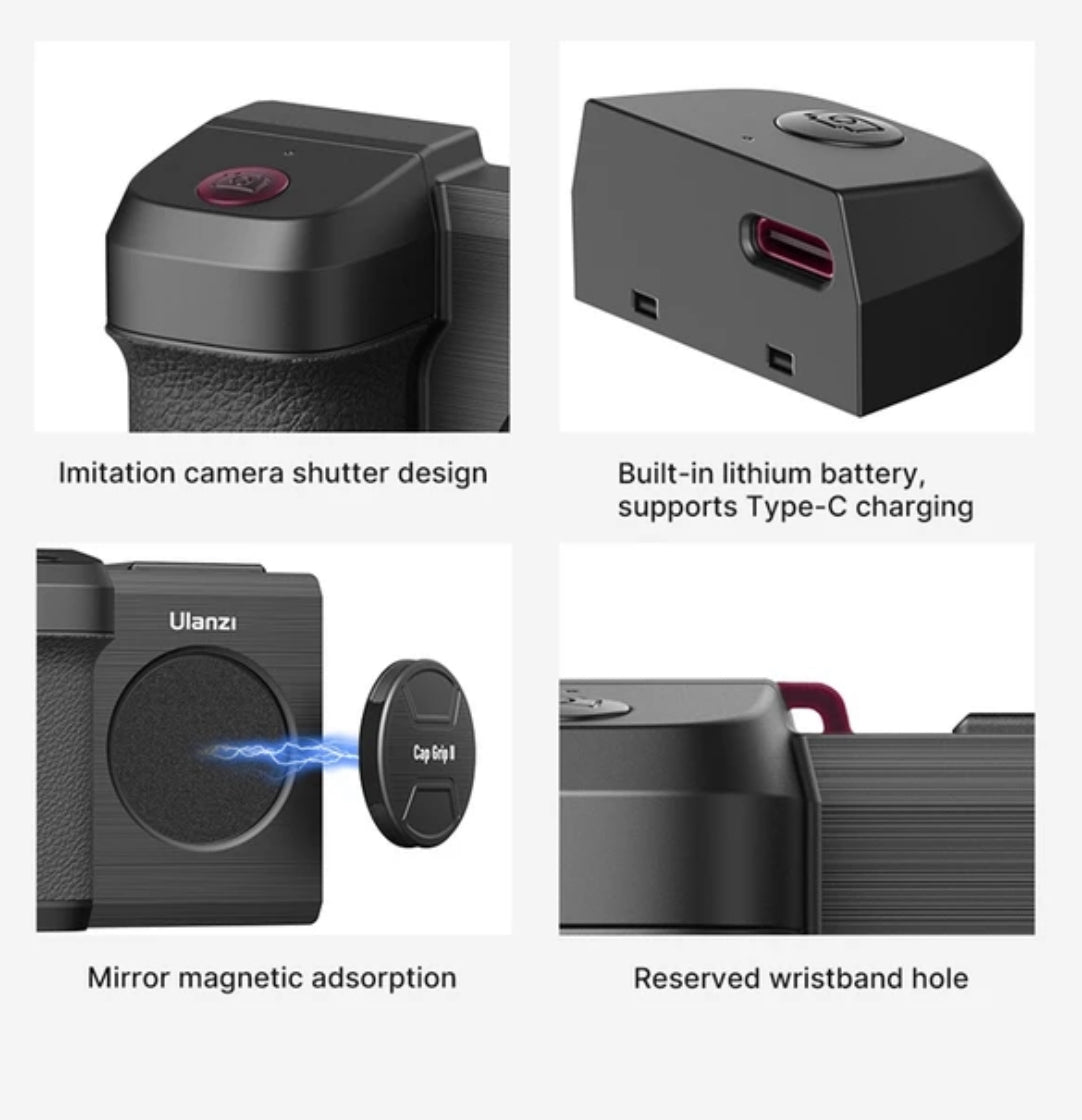 Cap Grip II Handheld Selfie Booster by Ulanzi