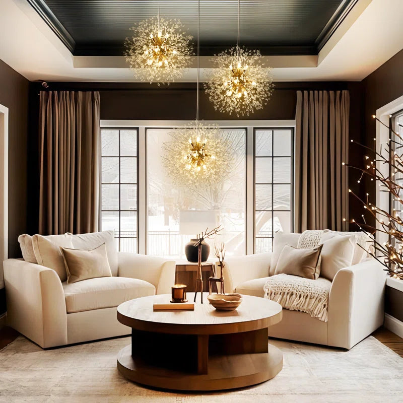 Dandelion 9 - Light Sputnik Crystal Chandelier