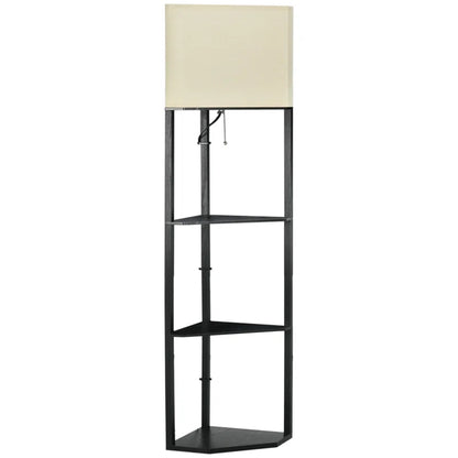 Lacarla 159cm Black Column Floor Lamp