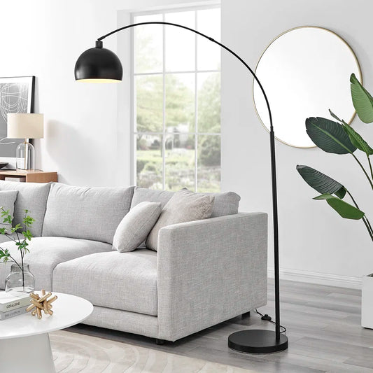 Holton Mid Century Style Metal Arc Floor Standard Lamp (Bulb Included)