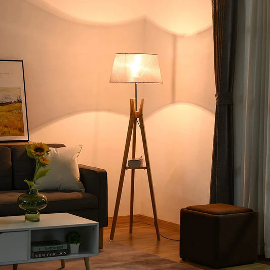 Southwick 156cm Brown Tripod Floor Lamp