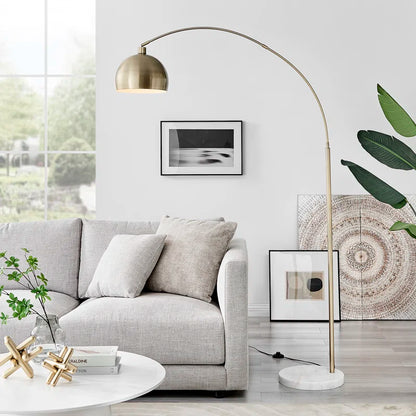 Holton Mid Century Style Metal Arc Floor Standard Lamp (Bulb Included)
