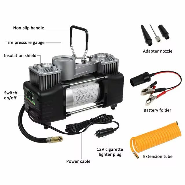 Heavy Duty 12V 150PSI Portable Tyre Inflator