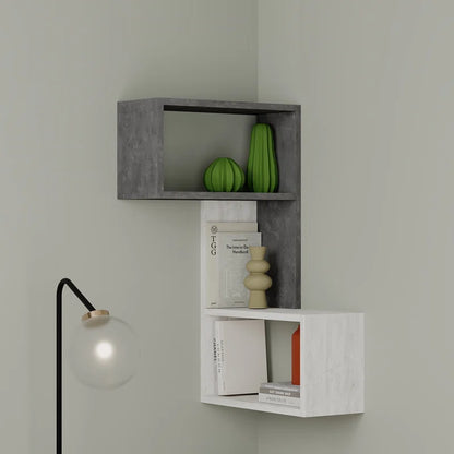 Arev Wall Mounted Corner Shelf