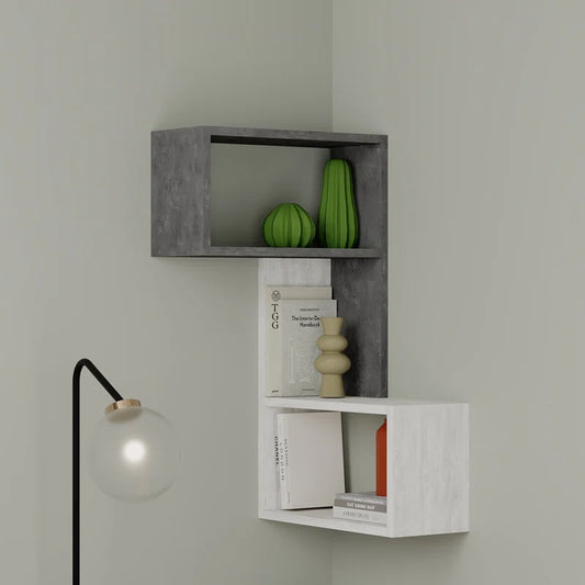 Arev Wall Mounted Corner Shelf