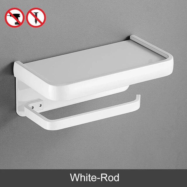 ELLEN Black Toilet Paper Holder