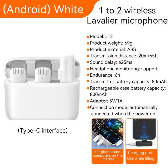 J12 Wireless Microphone by Ulanzi