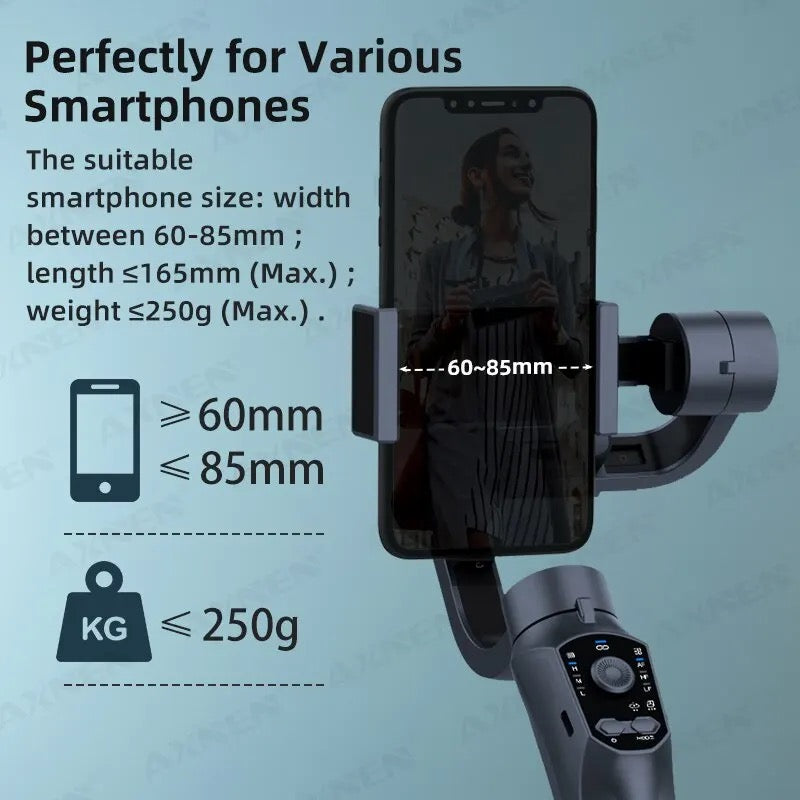 F10 3-Axis Handheld Gimbal Smartphone Stabilizer