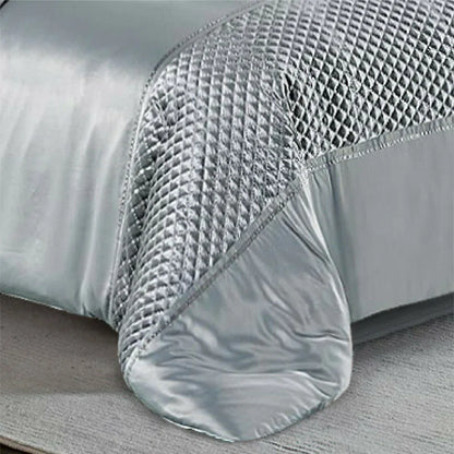 Cheng Polyester Solid Colour Duvet Cover with Pillowcases