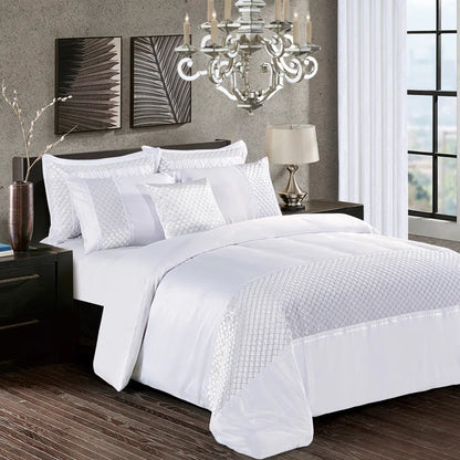 Cheng Polyester Solid Colour Duvet Cover with Pillowcases