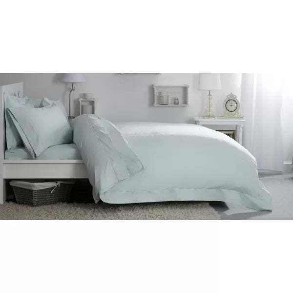 Cotton Solid Colour Duvet Cover Set with Pillowcases