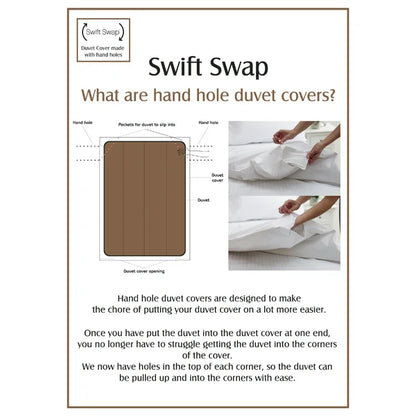 Cotton Solid Colour Duvet Cover Set with Pillowcases