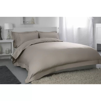 Cotton Solid Colour Duvet Cover Set with Pillowcases