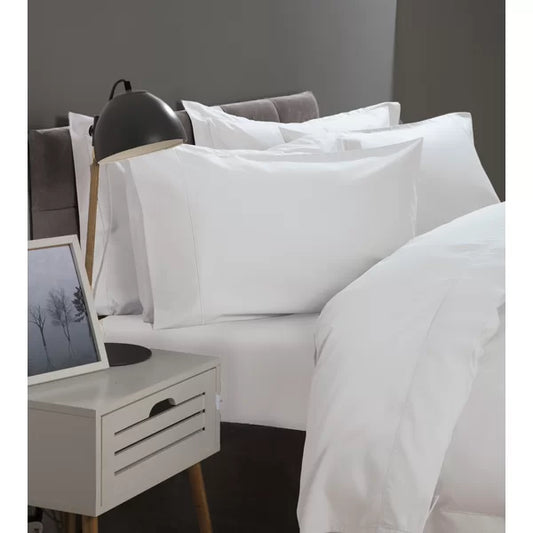 Cotton Solid Colour Duvet Cover Set with Pillowcases