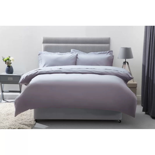 Cotton Solid Colour Duvet Cover Set with Pillowcases