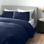 Cotton Solid Colour Duvet Cover Set with Pillowcases