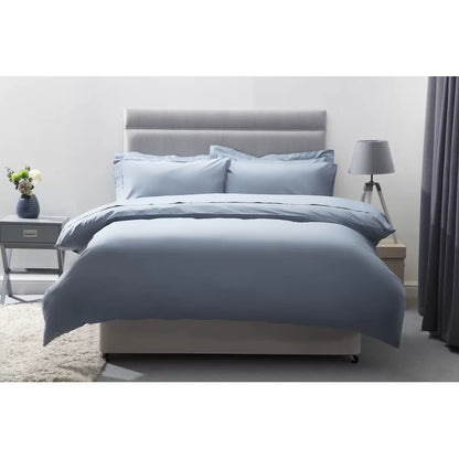 Cotton Solid Colour Duvet Cover Set with Pillowcases