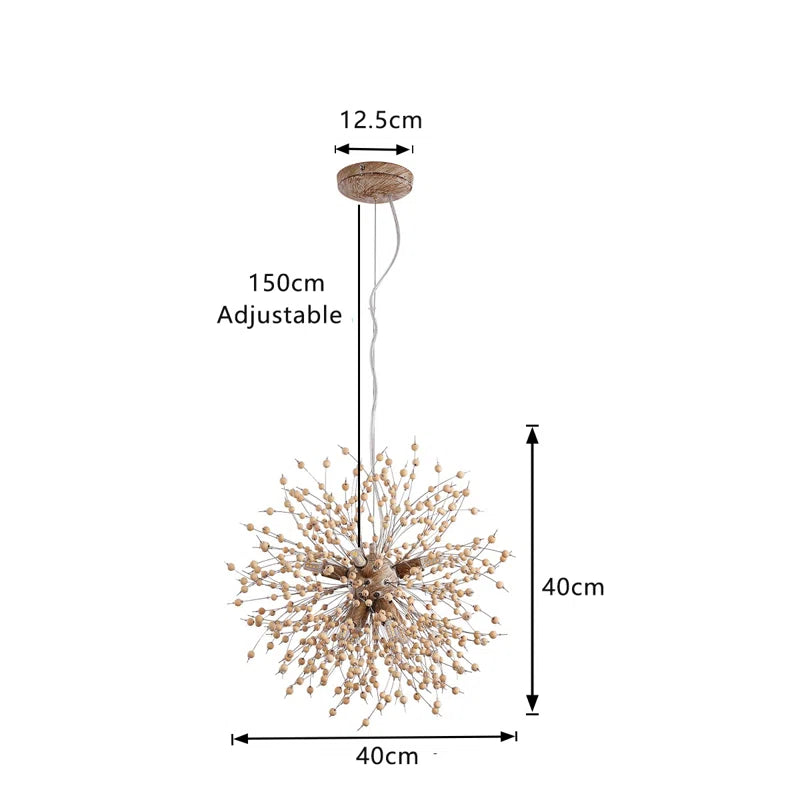 Thurton Firework 8-Light Sputnik Chandelier