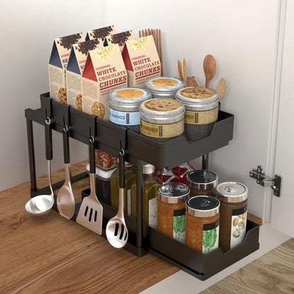 Kitchen Under Sink Storage Organizer
