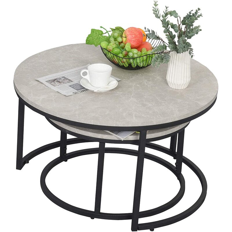 Cotten 2 Piece Coffee Table Set