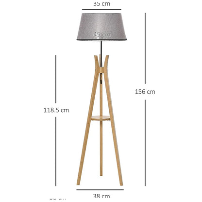 Southwick 156cm Brown Tripod Floor Lamp