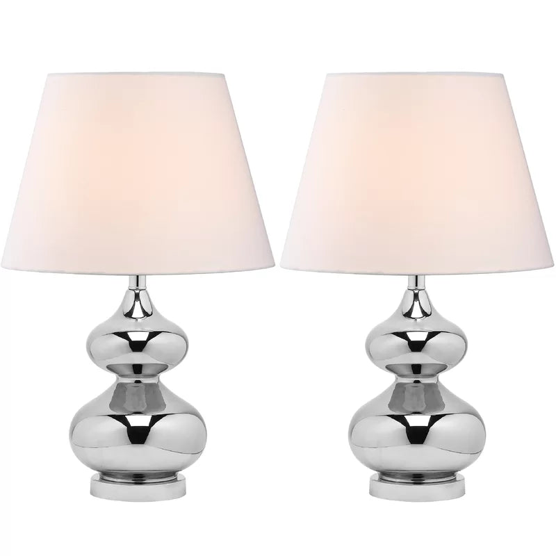 Pluto 60.96cm Blue Table Lamp Set (Set of 2)